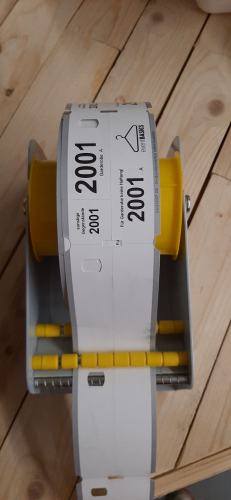Wand-Ticketabroller für Garderobenmarken und Wertmarken